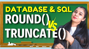 Database & SQL | Difference Between Round() & Truncate() | Class 12 IP #CLASS12IP #SQL #MYSQL #CBSE