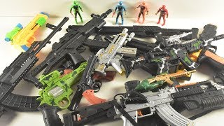 Massive Toy Gun Collection! Many Color Toy Guns For Kids