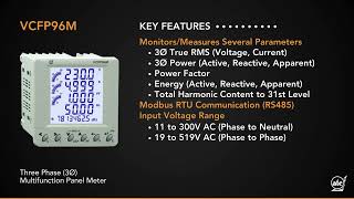 ATC-DEI Snapshot Series | VCFP96M 3-Phase Multifunction Power Meter