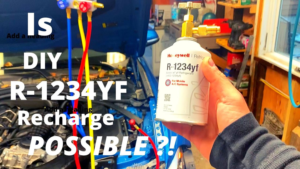 DIY AC R1234YF Refrigerant recharge, Can you DIY it?! - Rebuilding