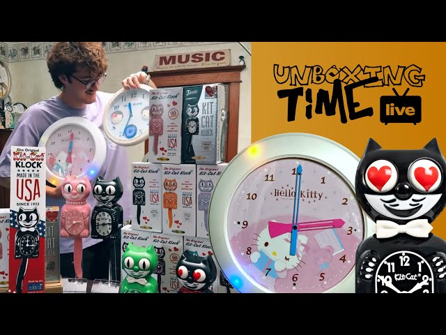 Hello, Kitties 😻😼 | Kit-Cat Klocks & Hello Kitty Rhythm Clock