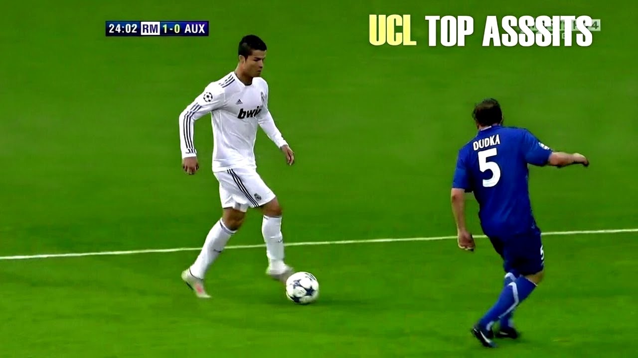 Cristiano Ronaldo Top 20+ ASSISTS In Champions League