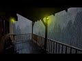 Lluvia Relajante Para Dormir - Sonido de Lluvia y Truenos en Techo - Rain Sounds For Sleeping 66