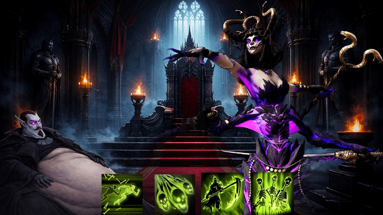 [V Rising] Solo vs Megara la Reina Serpiente | Build Invocador
