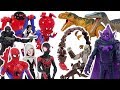 Spider-Man Into The Spider-Verse Miles Morales, Gwen VS Prowler, Scorpion, dinosaur! #DuDuPopTOY