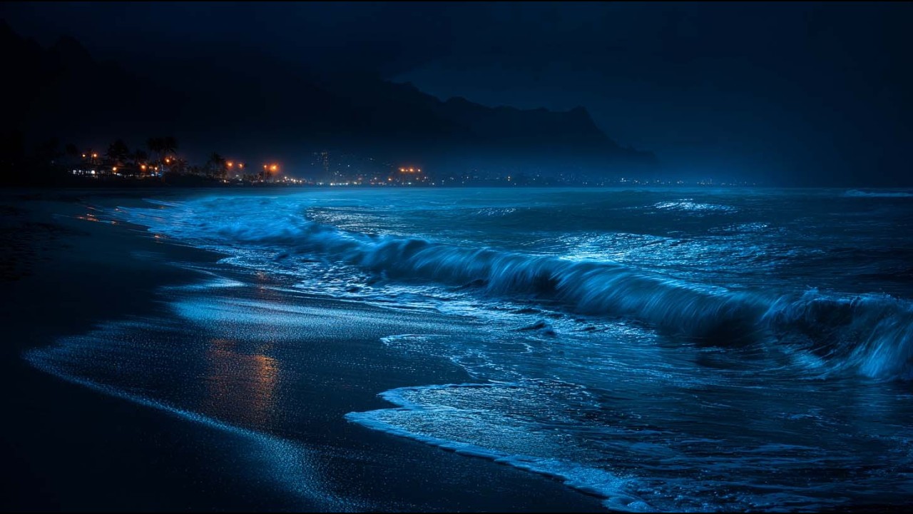 Fall Asleep In Under 3 Minutes - 10 Hours of Ocean Waves to Relax the Mind and Melt Away Worry