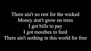 Cage the Elephant - Ain't No Rest For the Wicked (Lyrics)