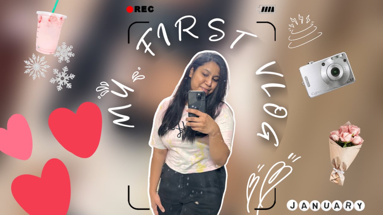 MY FIRST VLOG ✌🏻 introduction to YouTube 