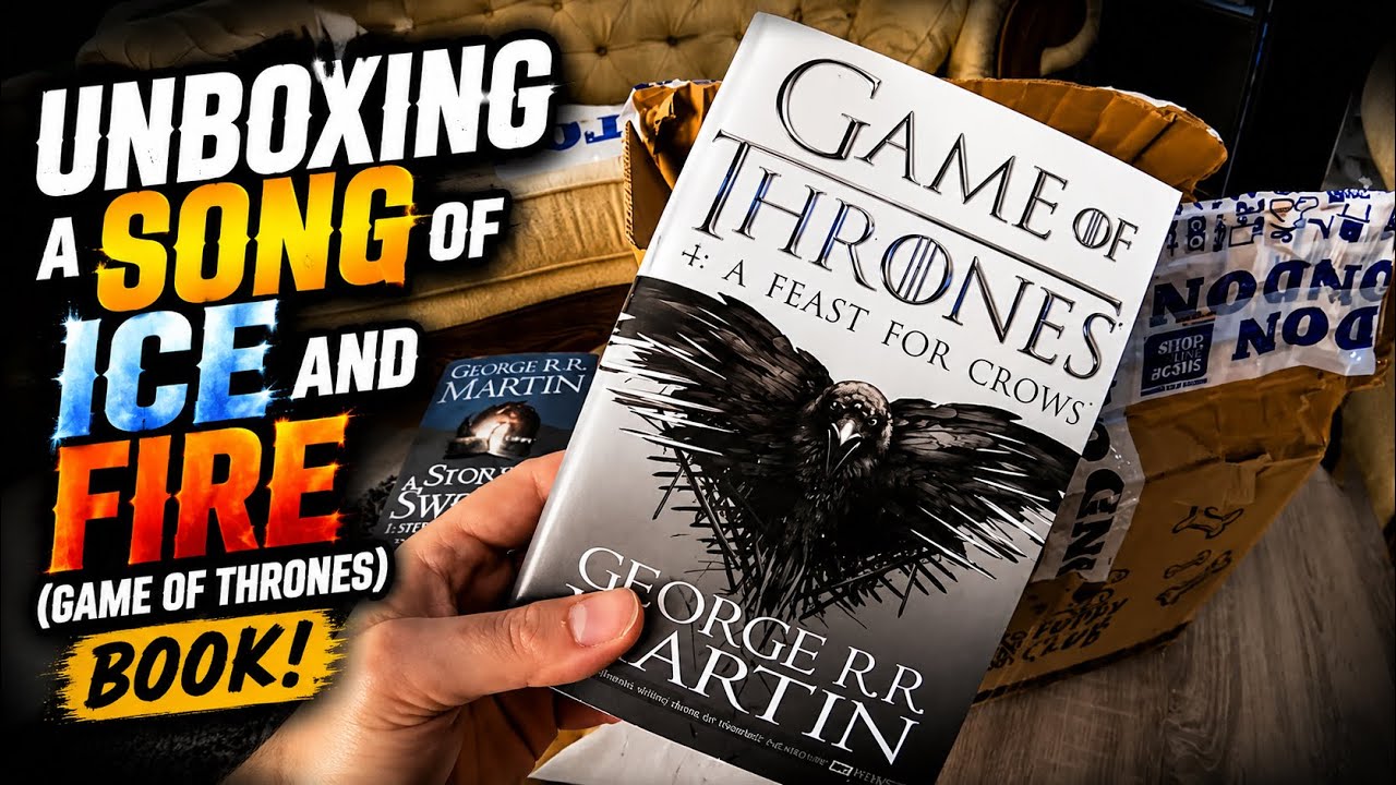 Unboxing A Song of Ice and Fire (Game of Thrones) Book Collection - YouTube