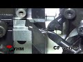 CNC 押しばねマシン -線径 0.4mm-不等ピッチコイルスプリング(2.8mm-3.6mm) -台湾YHM 友匯機械株式会社