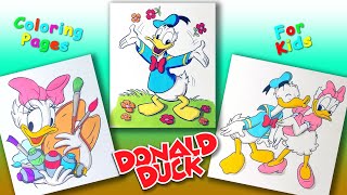 Adventures of Donald Duck characters Coloring Pages Part 5 for Kids Colouring with Donald Duck
