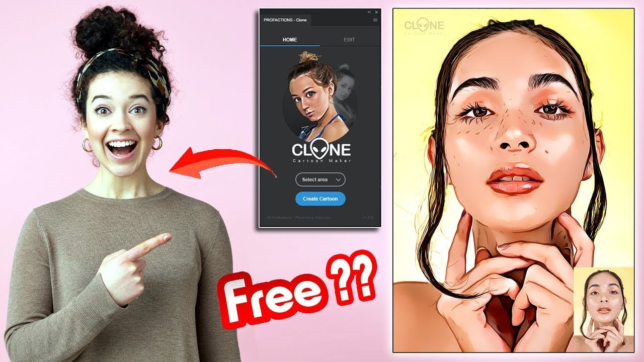 Cartoon Maker Clone Photoshop Plugin - YouTube
