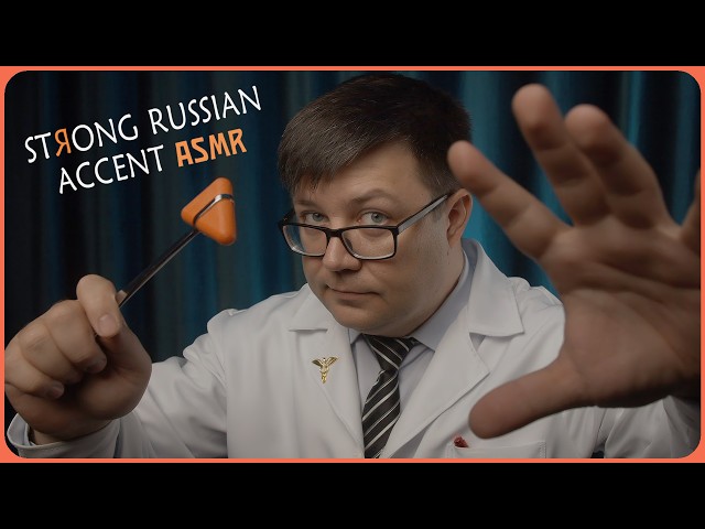 ASMR Doctor Neurologist STRONG RUSSIAN ACCENT (SOFT VOICE) Fast examination - Tingles Maker #asmr
