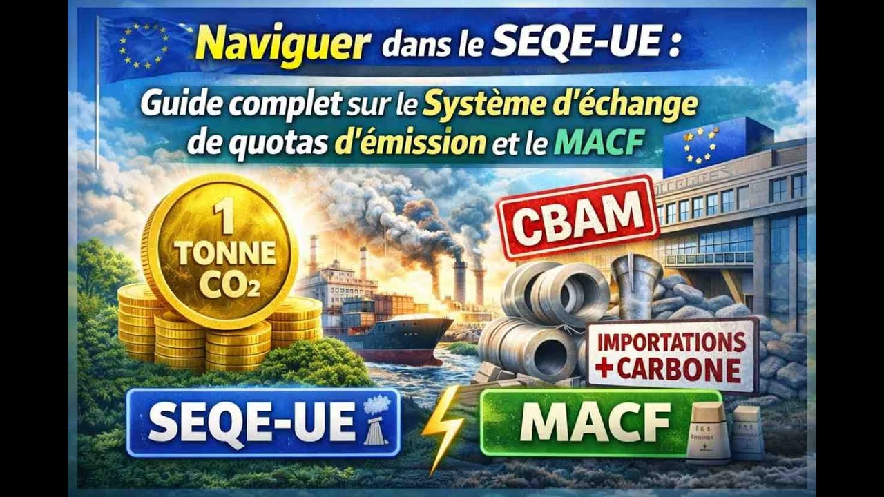 Naviguer dans le SEQE-UE : Guide complet sur le Système d’échange de quotas d’émission et le MACF