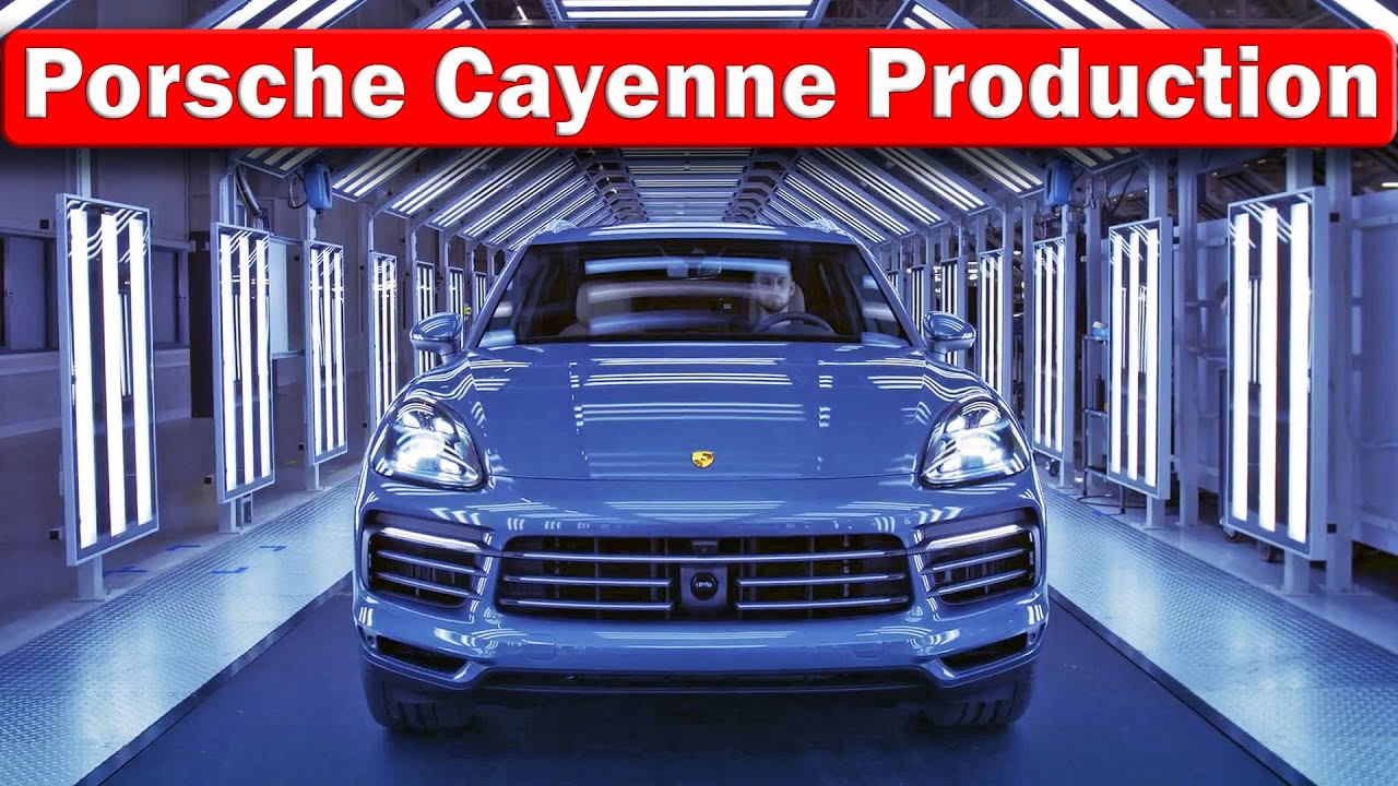 Porsche Cayenne Production at Volkswagen plant Bratislava Slovakia