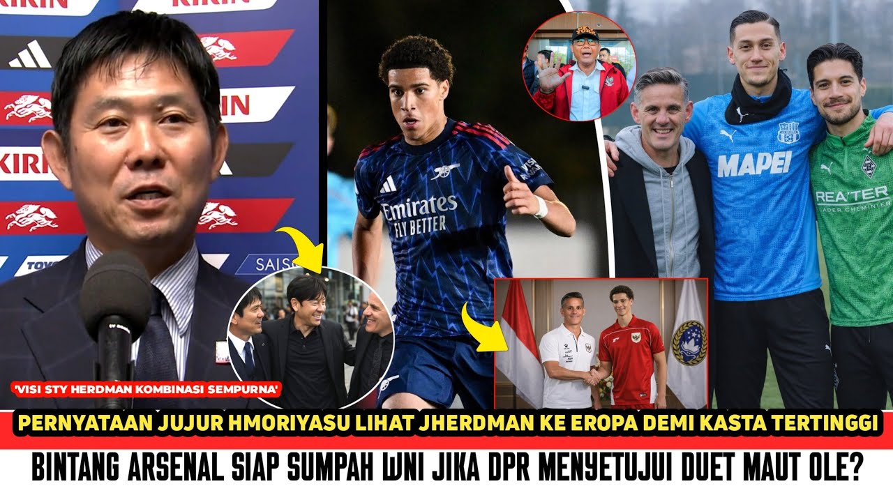 🔥PIALA DUNIA MUDAH! Pernyataan JUJUR HMORIYASU bikin Fans Bangga, Saat Bintang ARSENAL sumpah WNI?