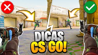 DICAS RÁPIDAS para EVOLUIR e FICAR MUITO BOM no CS GO!