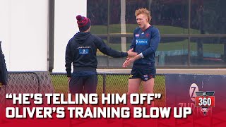 Clayton Oliver seen blowing up at training | AFL 360 | Fox Footy Profile