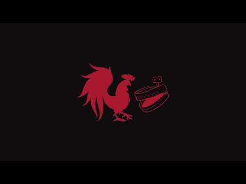Holed coin - Gallo rojo Gallo negro