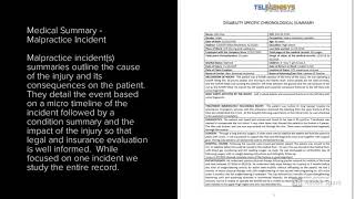 Medical Summary Example Pages by Telegenisys Inc