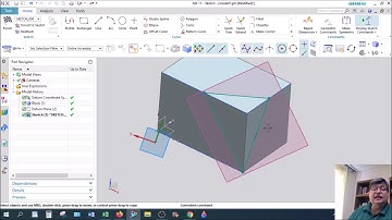 NX 11.0 - Tutorial #10   CSYS & Cutting oblique planes