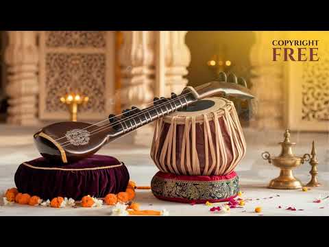 8 Hour Royal Palace Veena Tabla Music COPYRIGHT FREE