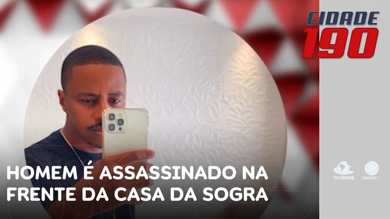 Homem é morto a tiros na frente da casa da sogra; ele tinha antecedentes criminais | Cidade 190