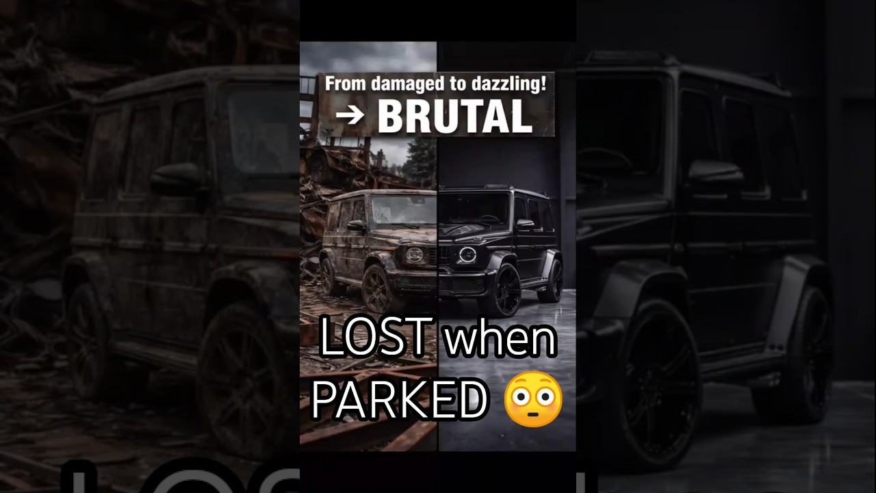 Dazzling Mercedes AMG G800 Brabus Black: From Rust to Showroom Luxury 