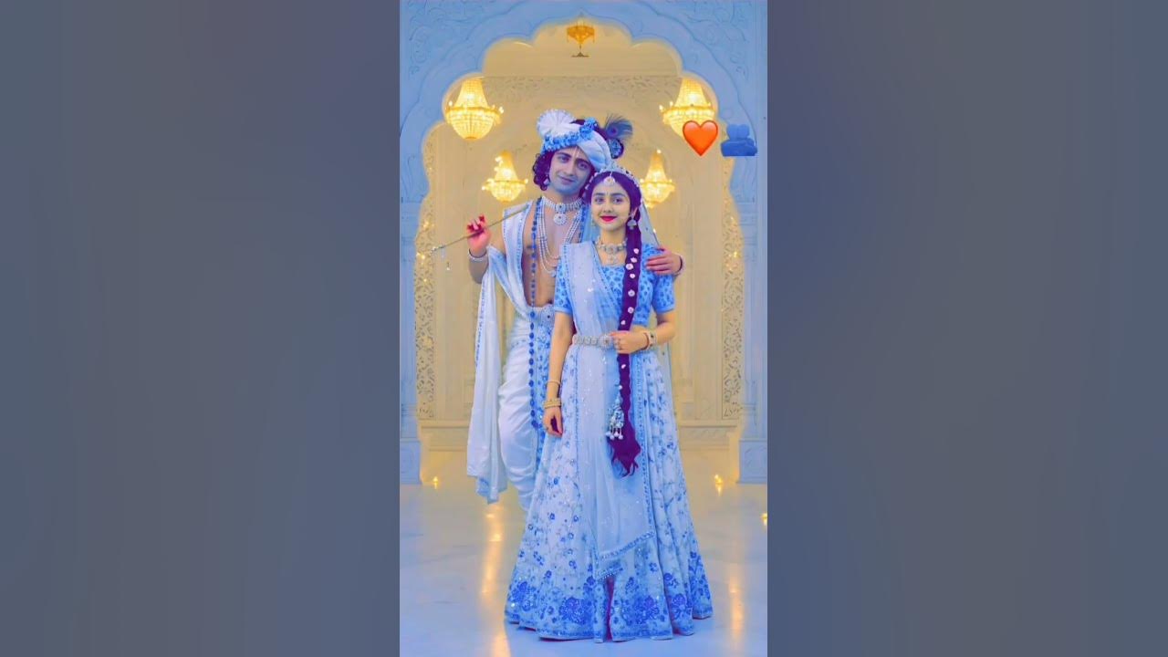 radhe krishna 😘 #shortsfeed #love #dwarkadhish #radheradhe # ...