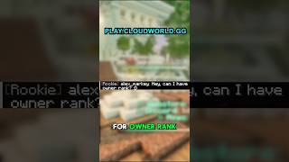I randomly gave someone OWNER RANK..