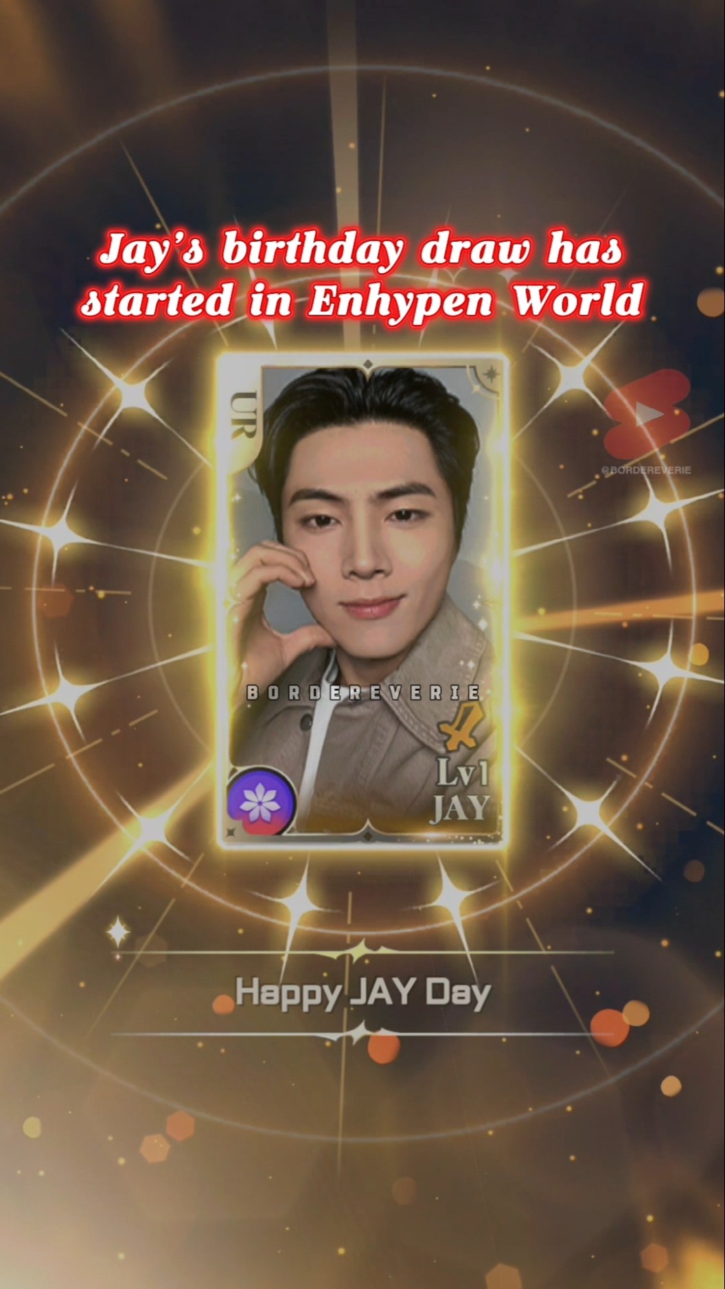 Jay birthday draw is ongoing in Enhypen World game 🎉 Happy Jay