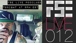 FSE LIVE PODclass #012 - How To Cut A Mens FoHawk - LIVE