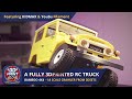 I built a fully 3d printed 18th scale rc truck  3dsets bamboo 4x4