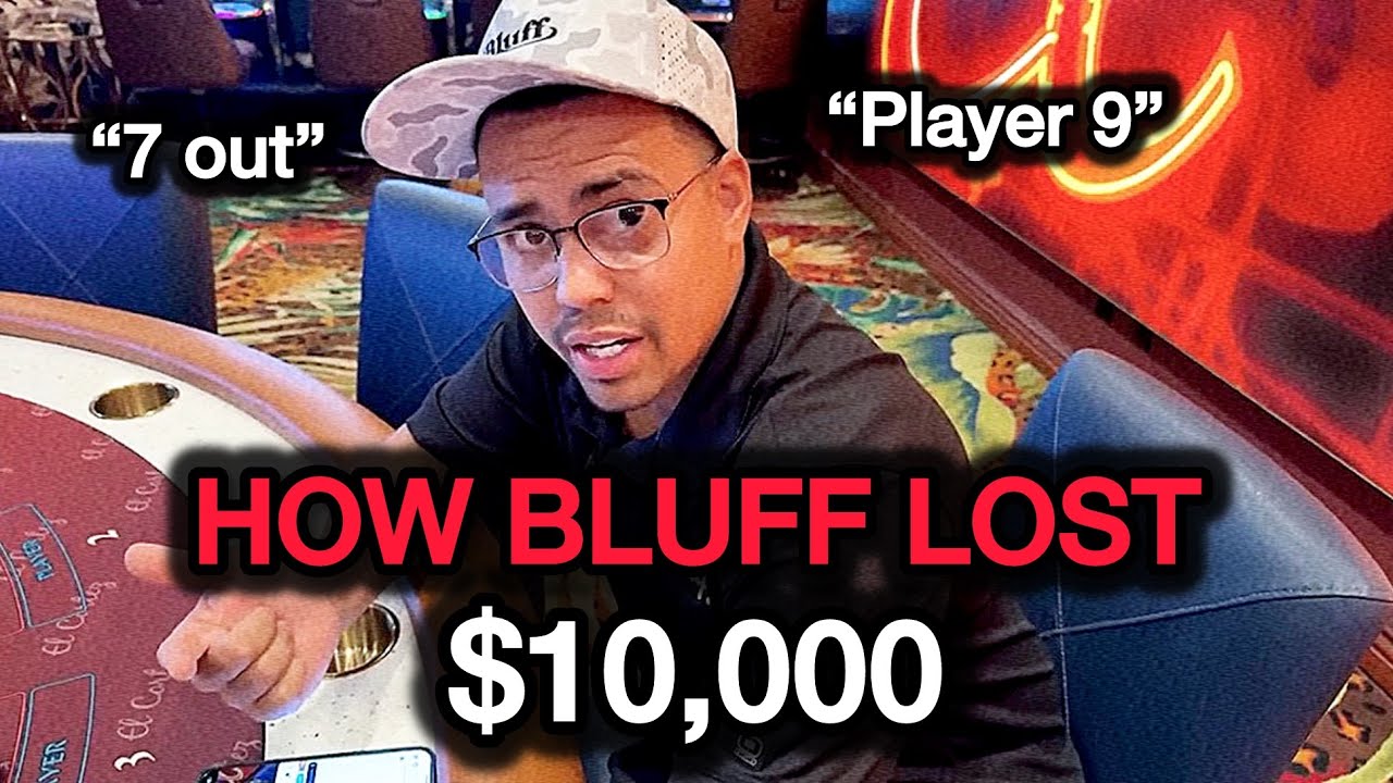 Bluff lost over $10,000 on a livestream.