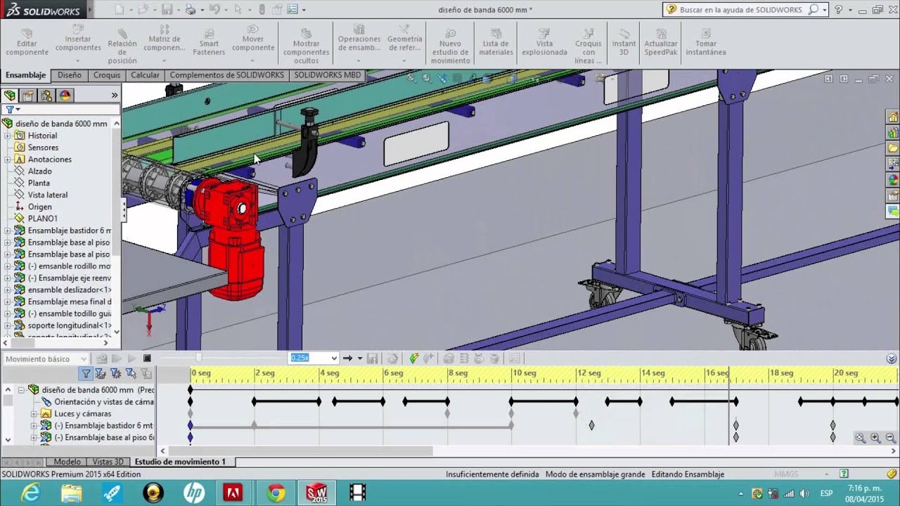 tutorial diseño de banda transportadora YouTube