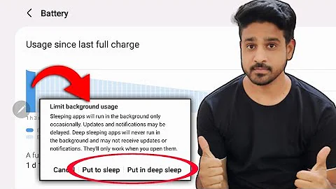 Samsung battery saving tips | Difference in Put to sleep and Put in deep sleeping 🔥