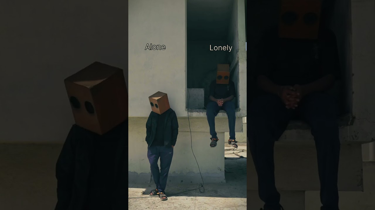 Being alone is a choice and being lonely is not #shorts #thepaperbag
