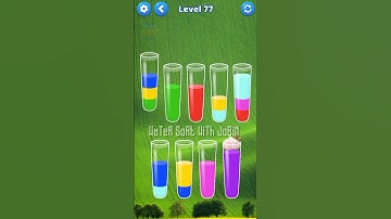 WaterSort puz || Level-77 || WaTeR SoRt WiTh JoBiN ||#watersort #gaming #games