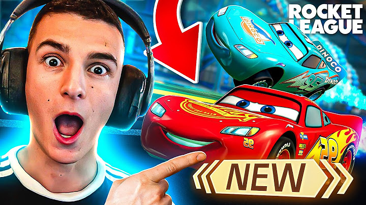 TEST DE LA NOUVELLE VOITURE *CARS* SUR ROCKET LEAGUE !! (elle est insane...)