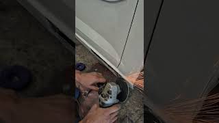 Recuperação caixa de ar amassada!!! #automobile #pinturatiza #detailing