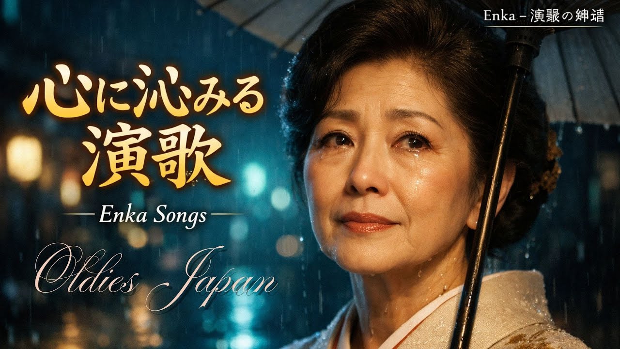 聴いた瞬間、涙が溢れる演歌名曲集 😢｜昭和を生きた人の心に深く沁みる歌 🎶｜夜に一人で聴きたい日本演歌