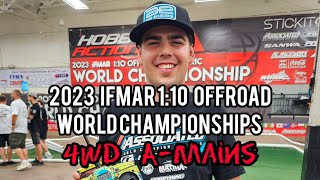 Greatest Offroad RC Race of All Time! 2023 IFMAR 1/10 World Championships 4wd Buggy Triple A-mains