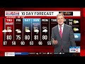 FIRST ALERT WEATHER DAY for heavy rainfall, storms tonight into Thursday
