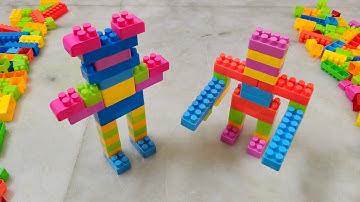 Satisfying DIY Robot ASMR /building blocks/block game lego blocks #asmr#asmrsounds#buildingblocks