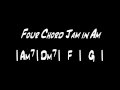 Am Backing Track - Four Chord Jam in Am