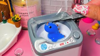 ASMR 🫧 🦕 Mochi Squishy Dinosaur Spa &amp; Care (Relaxing Toy ASMR Roleplay)
