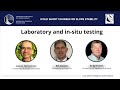 ICOLD Short Course on Slope Stability 2024 – Session 2: Lab and in-situ testing