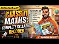 Class 11 Maths COMPLETE Syllabus Decoded | Roadmap for 2026 🚀