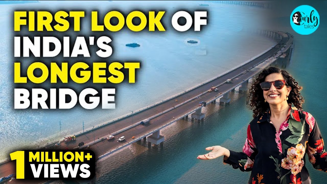 Exclusive Drive On India's Longest Sea Bridge | Mumbai Trans Harbour Link | Curly Tales