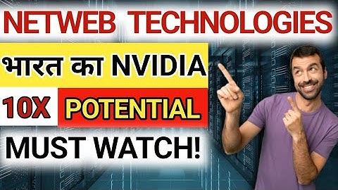 Netweb Technologies: India’s NVIDIA? 10X Growth Potential Explained! AI STOCKS 